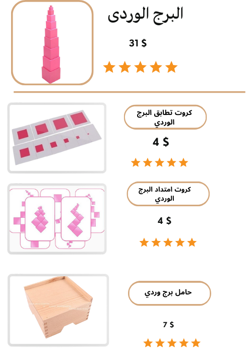 باكدج البرج الوردي
